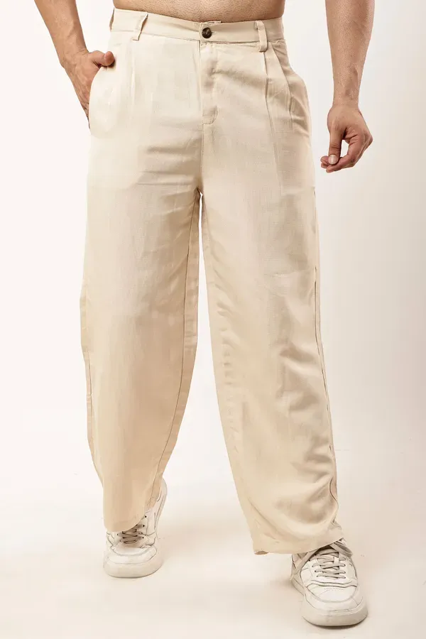 Beige_Premium_Linen_And_Cotton_Formal_Trousers_For_Men