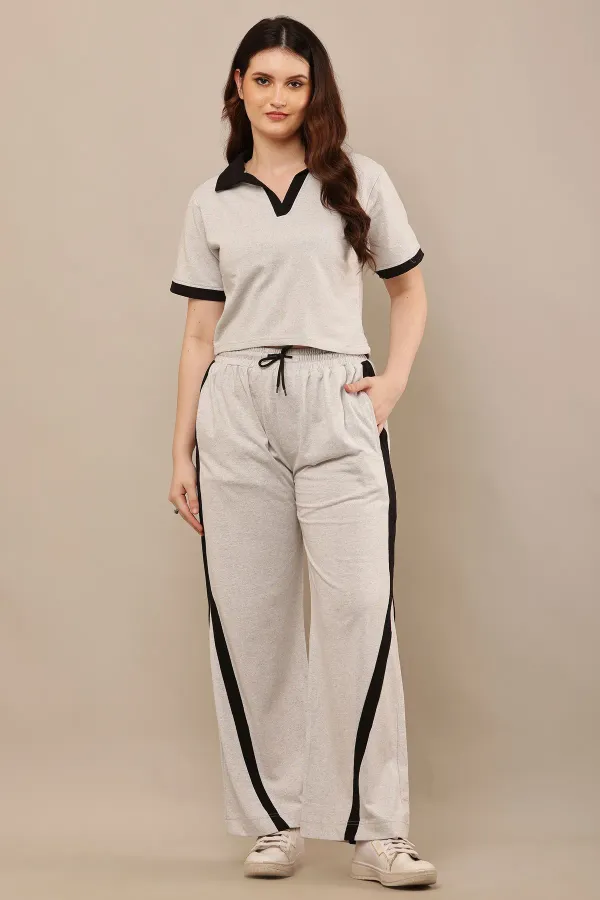Grey_Premium_Cotton_And_Polyester_Co-Ord_Set_For_Women