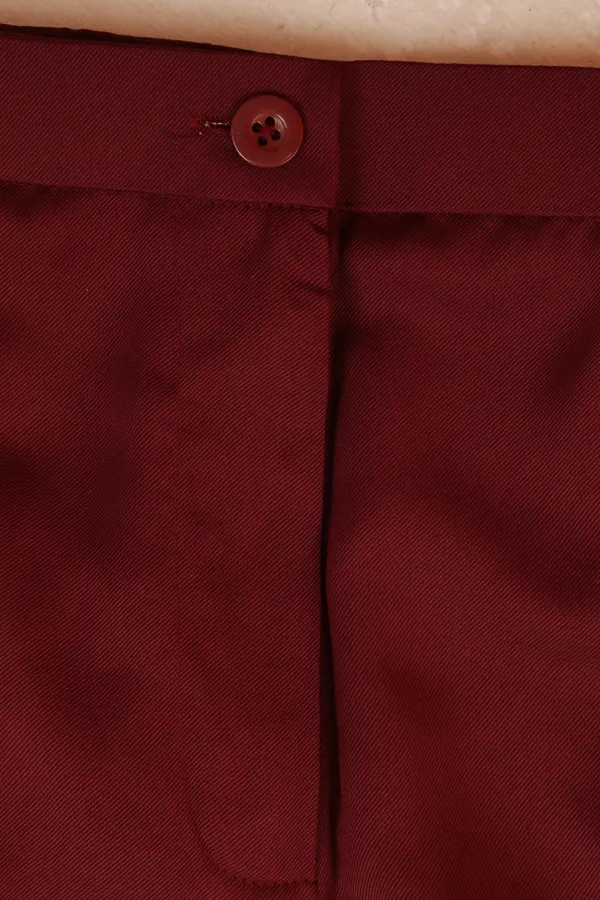 Maroon_Premium_Polyester_Formal_Wide_Leg_Trousers_For_Women
