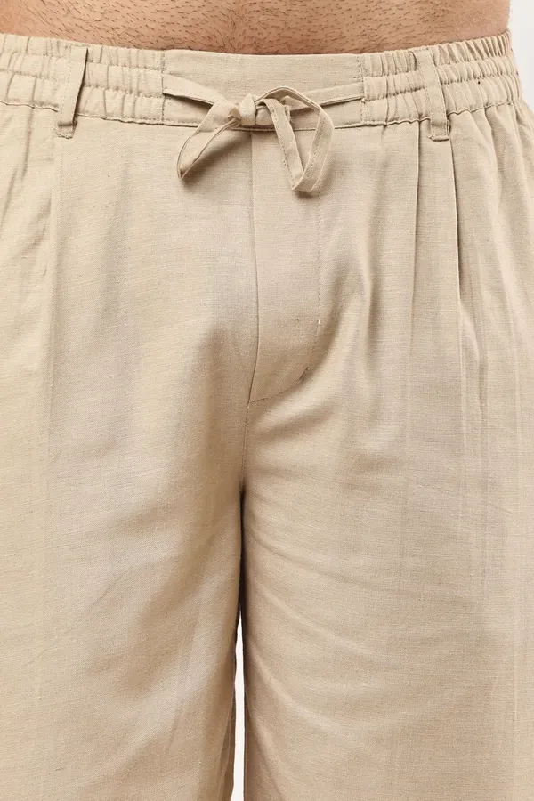 Beige_Premium_Linen_And_Cotton_Casual_Trousers_For_Men
