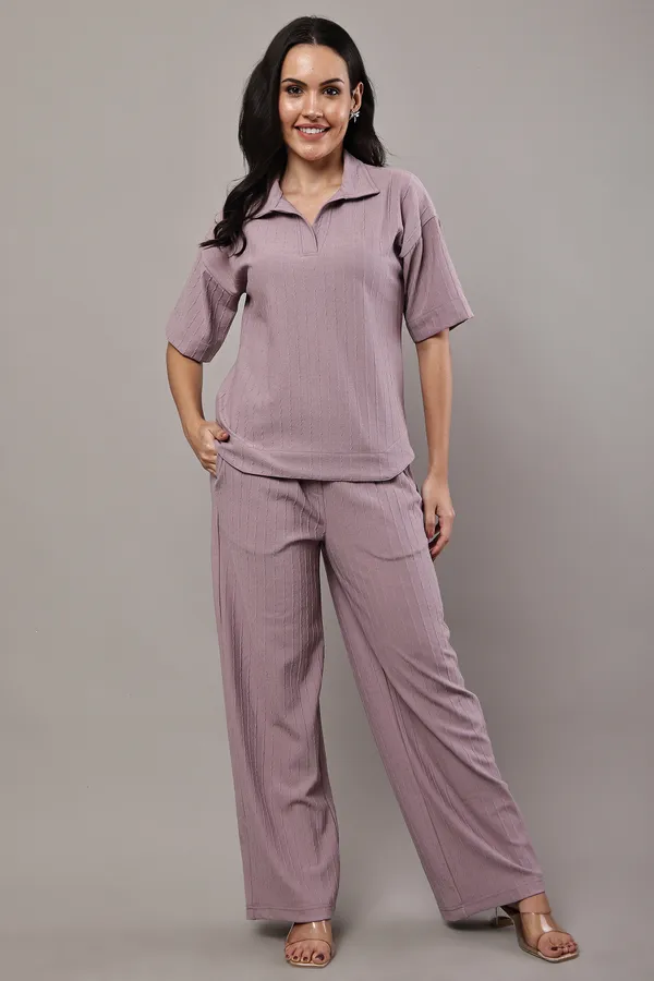 Lilac_Premium_Texture_Polyester_Co-Ord_Set_For_Women