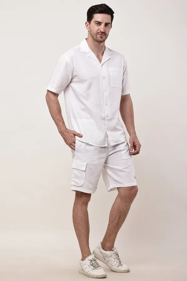 White_Premium_Linen_Safari_Suit_Set_For_Men