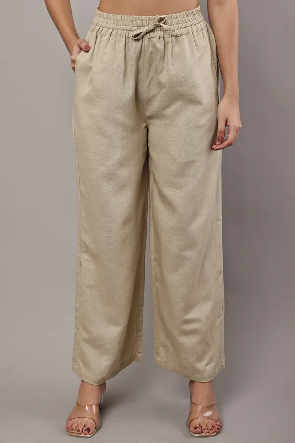 Beige_Premium_Rayon_Straight_Fit_Co-Ord_Set_For_Women