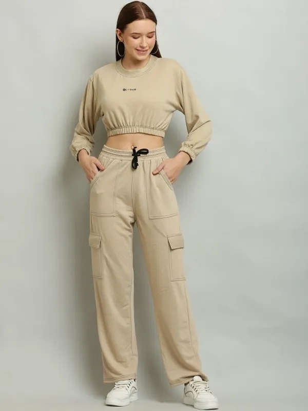 Beige_Cotton_Cargo_Wide_Leg_Pants_for_Women
