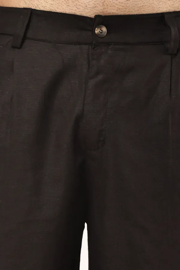 Black_Premium_Linen_And_Cotton_Formal_Trousers_For_Men