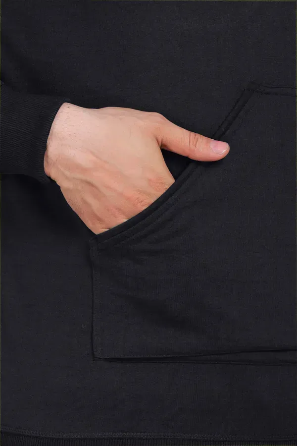Black_Premium_Fleece_Hoodie_And_Cargo_Set_For_Men