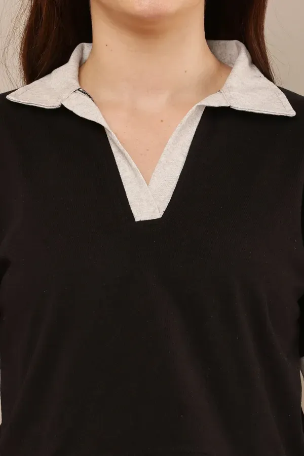 Black_Premium_Cotton_And_Polyester_Co-Ord_Set_For_Women