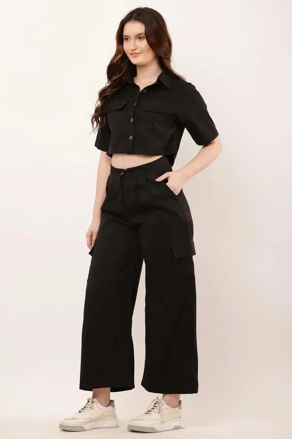 Black_Premium_Cotton_And_Polyester_Co-Ord_Set_For_Women