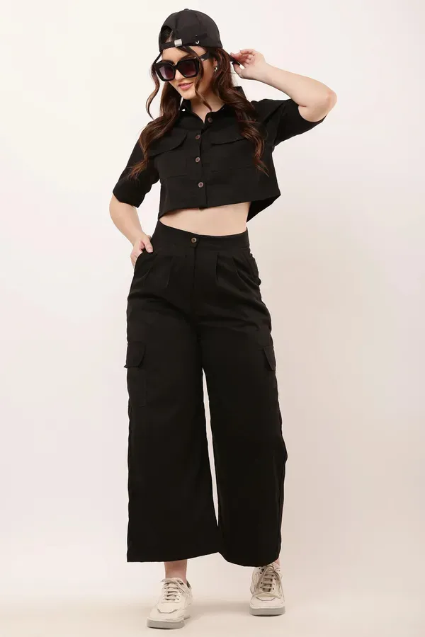 Black_Premium_Cotton_And_Polyester_Co-Ord_Set_For_Women