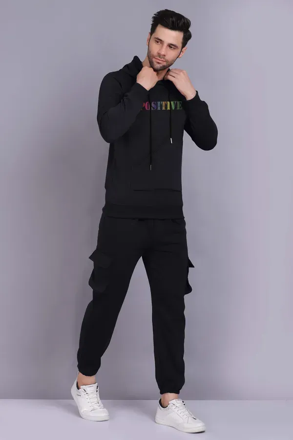 Black_Premium_Fleece_Hoodie_And_Cargo_Set_For_Men
