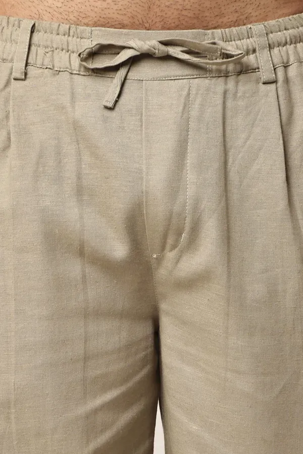 Dark_Beige_Premium_Linen_And_Cotton_Casual_Trousers_For_Men
