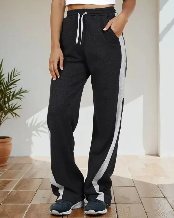 Black_Premium_Cotton_French_Terry_Track_Pants_For_Women