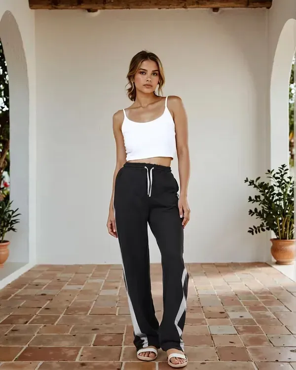 Black_Premium_Cotton_French_Terry_Track_Pants_For_Women