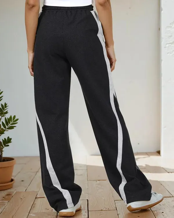 Black_Premium_Cotton_French_Terry_Track_Pants_For_Women