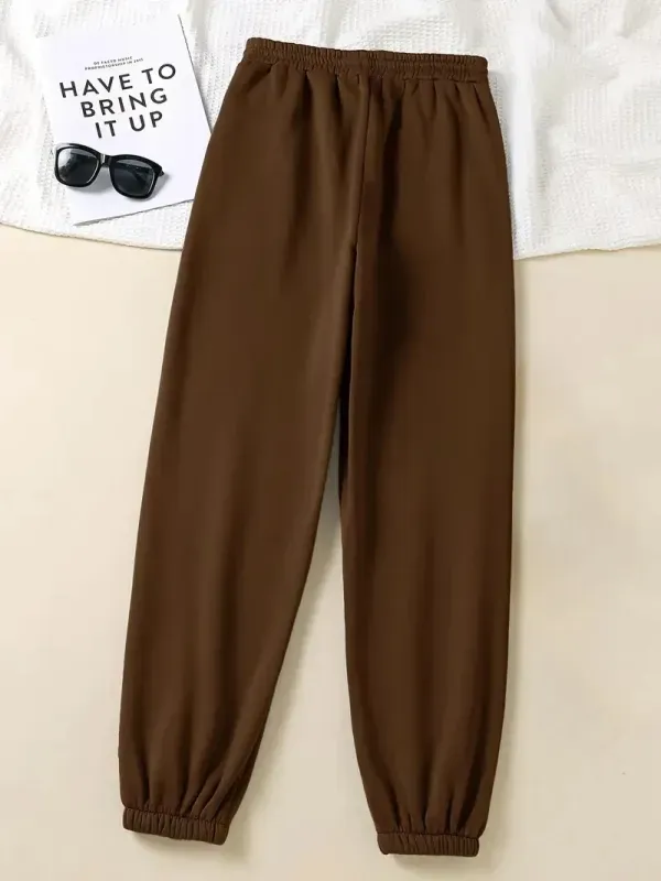 Brown_Premium_Cotton_And_Polyester_Joggers_For_Women