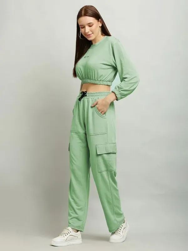 Green_Premium_Cotton_And_Polyester_Co-Ord_Set_For_Women