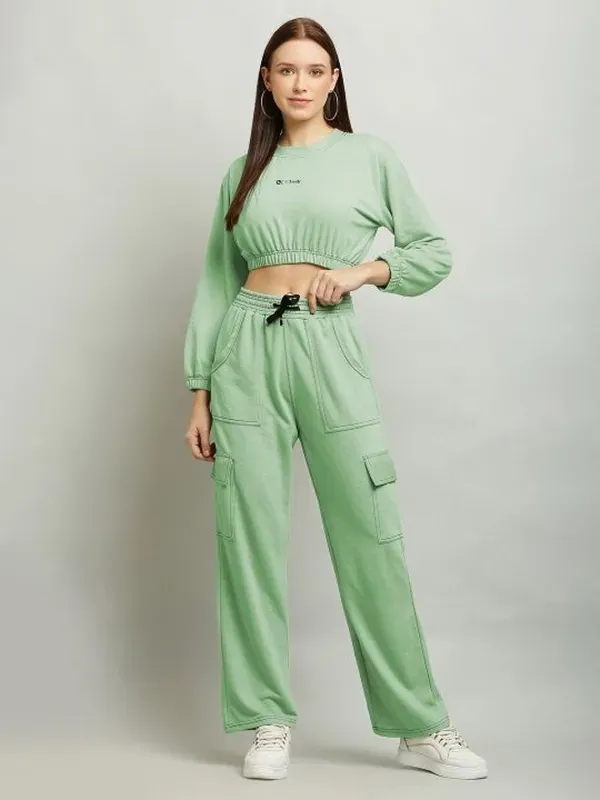 Green_Premium_Cotton_And_Polyester_Co-Ord_Set_For_Women