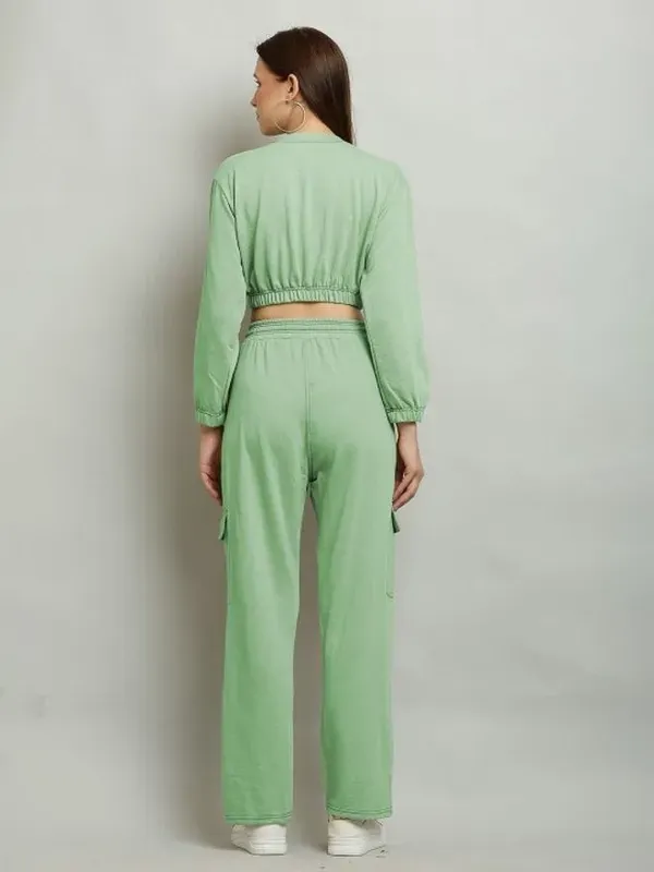 Green_Premium_Cotton_And_Polyester_Co-Ord_Set_For_Women