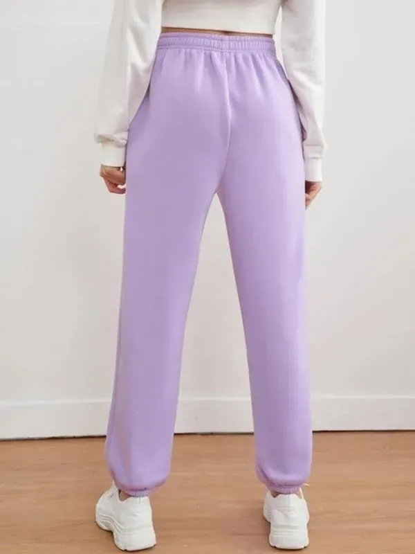 Purple_Premium_Cotton_And_Polyester_Joggers_For_Women