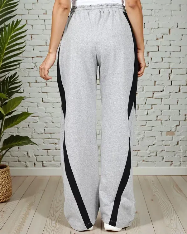 Grey_Premium_Cotton_French_Terry_Track_Pants_For_Women