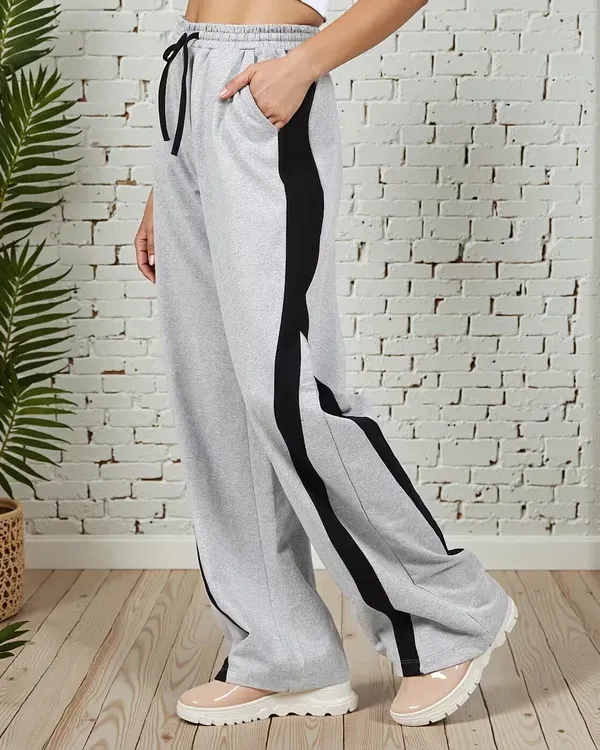 Grey_Premium_Cotton_French_Terry_Track_Pants_For_Women