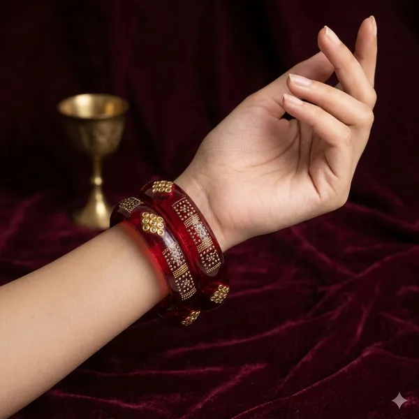 Red_Glass_Embellished_Kada_Set_For_Women