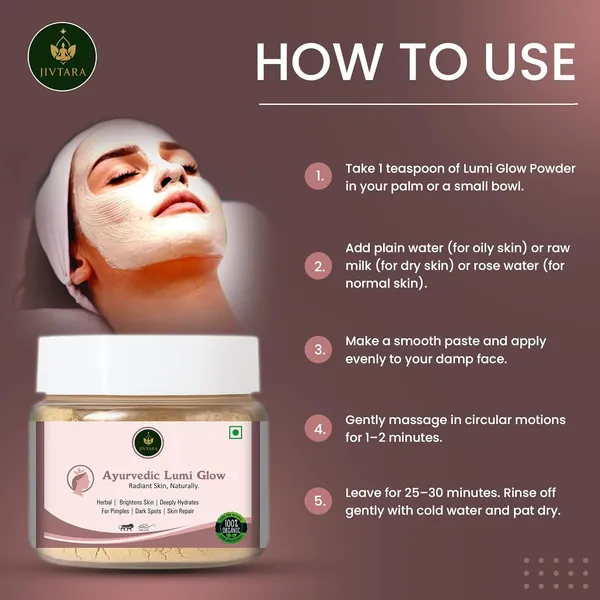 Jivtara_Lumi_Glow_Saffron_Turmeric_Ubtan_Face_Pack_Powder