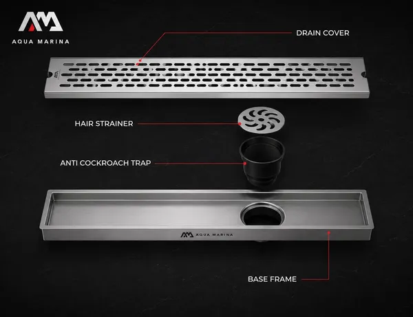 Stainless_Steel_304_Modern_Anti-Cockroach_Linear_Floor_Drain