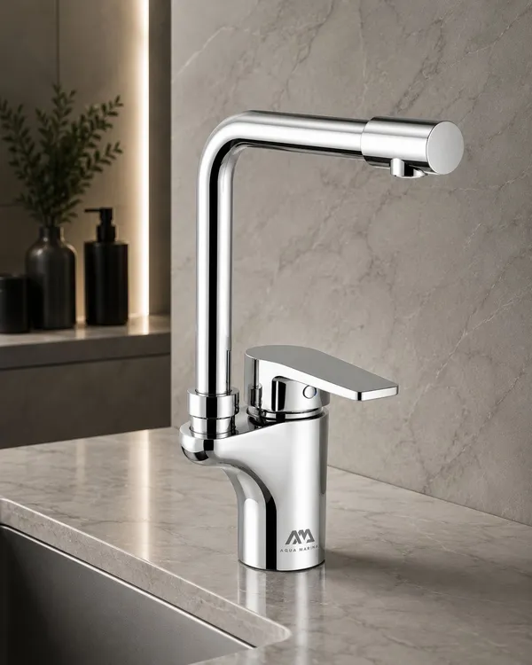 Brass_Modern_Chrome_Single_Lever_Kitchen_Sink_Mixer_Tap