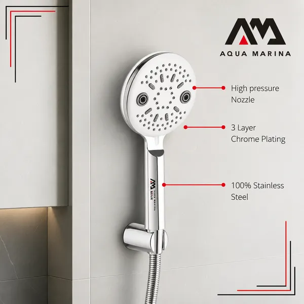 Abs_Chrome_Modern_Triple_Flow_Handheld_Shower_With_Ss_Connection_Pipe