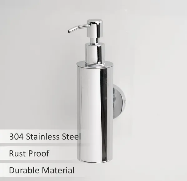 304_Stainless_Steel_Modern_Chrome_Soap_Dispenser_Liquid_Window