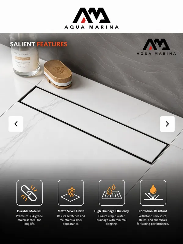 Stainless_Steel_304_Modern_Tile_Insert_Linear_Floor_Drain_18_Inch