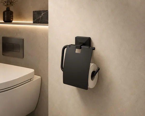 Stailess_Steel_Modern_Toilet_Paper_Holder_Black