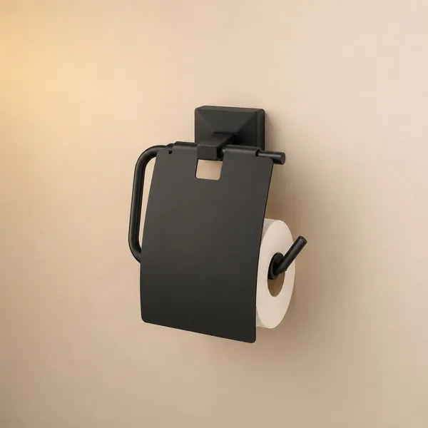 Stailess_Steel_Modern_Toilet_Paper_Holder_Black