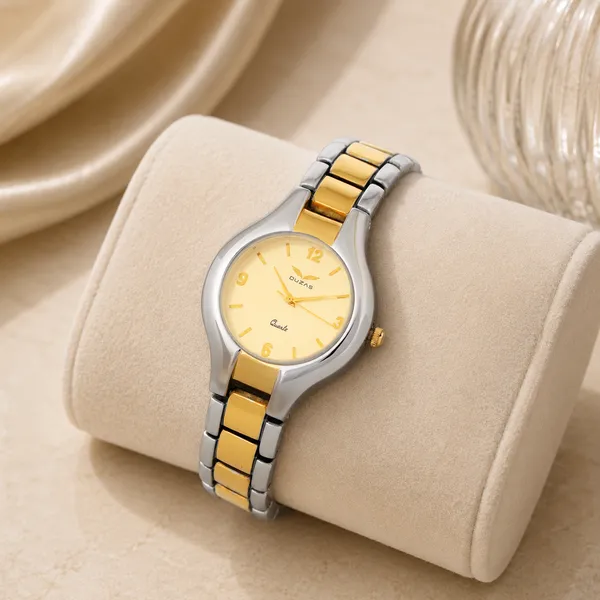 Gold_And_Silver_Bio_Magnetic_Watch
