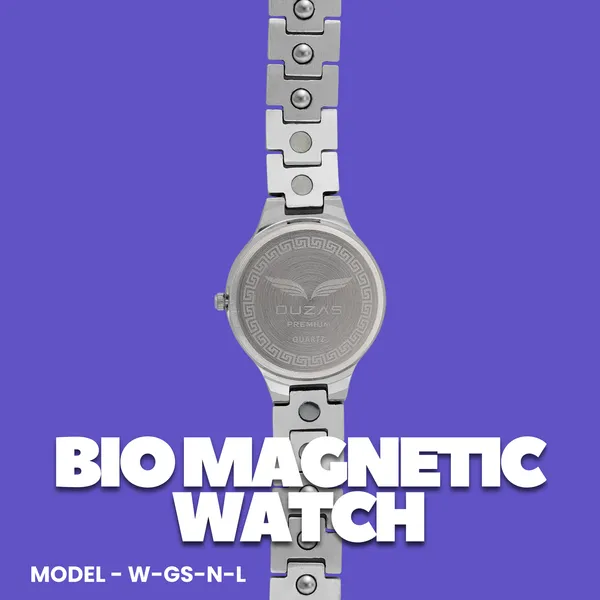 Gold_And_Silver_Bio_Magnetic_Watch