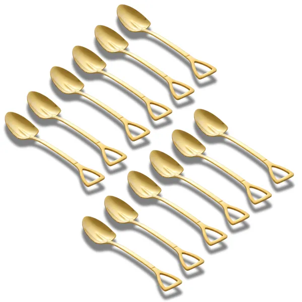 Gold_Triangle_Shaped_Spade_Spoon_Pack_Of_12