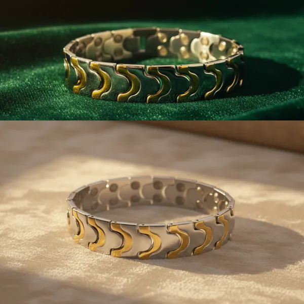 Gold_And_Silver_Bio_Magnetic_Bracelet