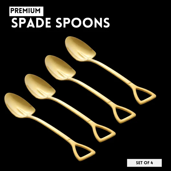 Gold_Triangle_Shaped_Spade_Spoon_Pack_Of_4
