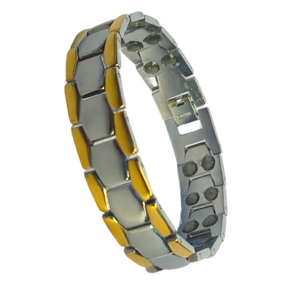 Gold_And_Silver_Bio_Magnetic_Bracelet