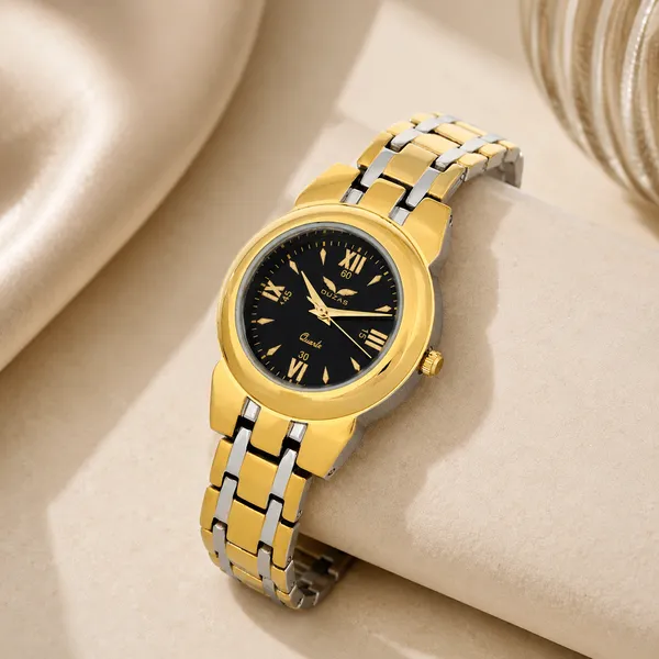 Gold_And_Silver_Bio_Magnetic_Watch