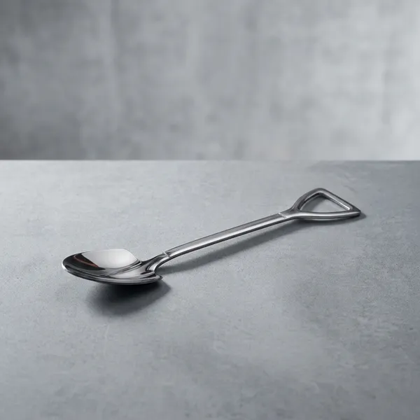 Silver_Triangle_Shaped_Spade_Spoon