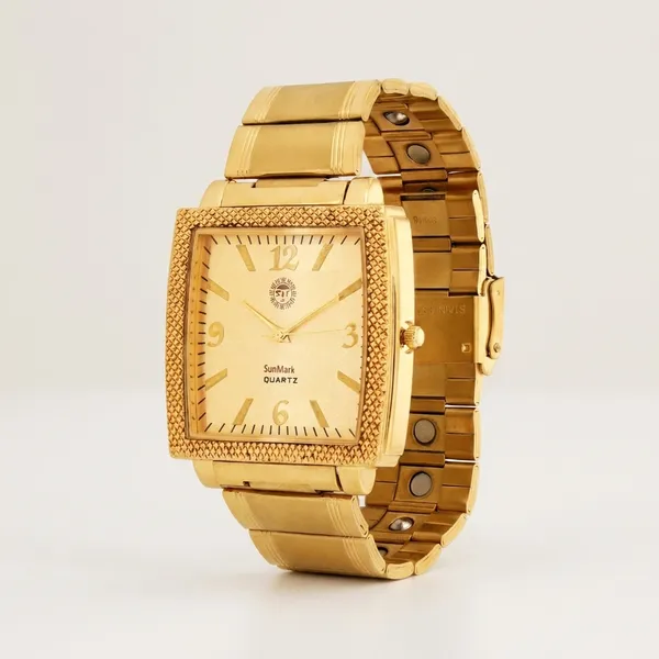 Gold_Bio_Magnetic_Watch