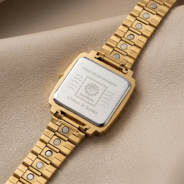 Gold_Bio_Magnetic_Watch