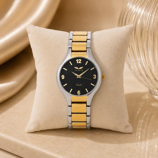 Gold_And_Silver_Bio_Magnetic_Watch