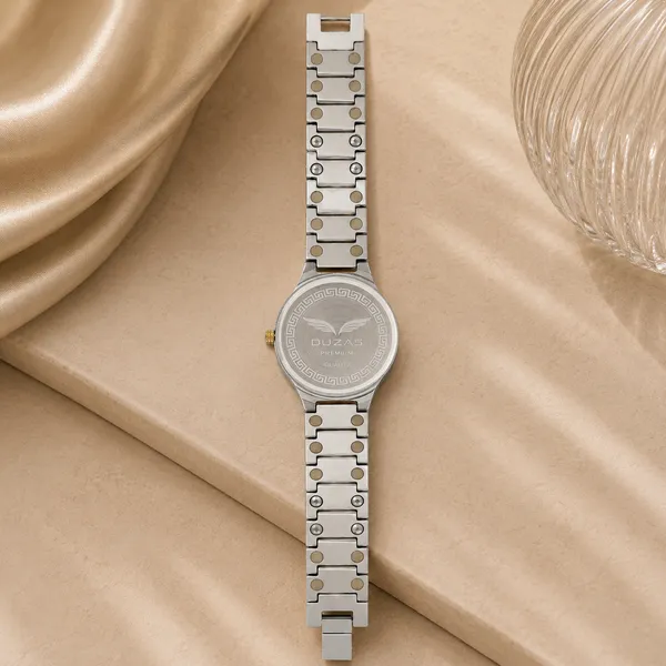 Gold_And_Silver_Bio_Magnetic_Watch
