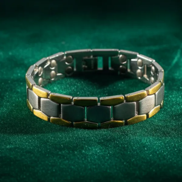 Gold_And_Silver_Bio_Magnetic_Bracelet