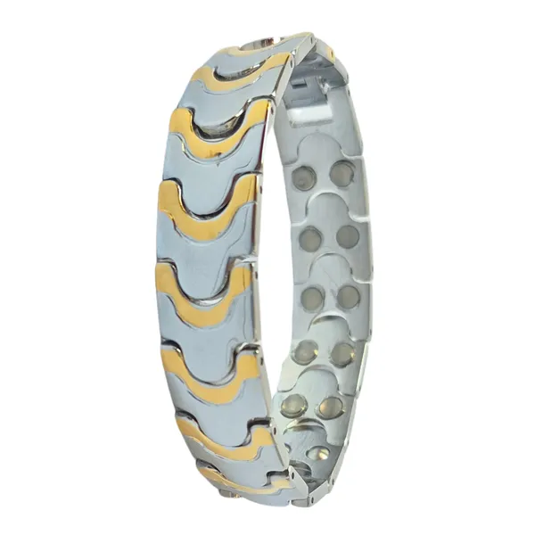 Gold_And_Silver_Bio_Magnetic_Bracelet
