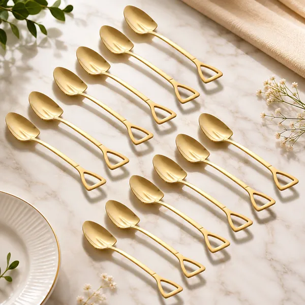Gold_Triangle_Shaped_Spade_Spoon_Pack_Of_12