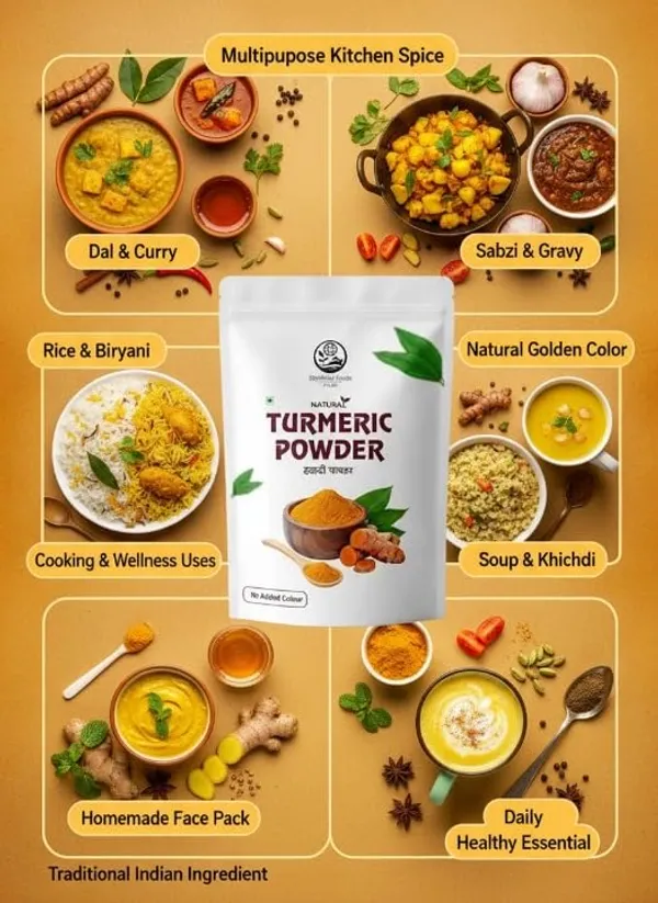 Skyshital_Foods_Turmeric_Powder_Haldi_100_Pure_Natural_Freshly_Ground_Chemical_Free_Spice_Rich_Color_Aroma_For_Cooking_Immunity_Boost_Ayurvedic_Use_-_Pack_Of_2